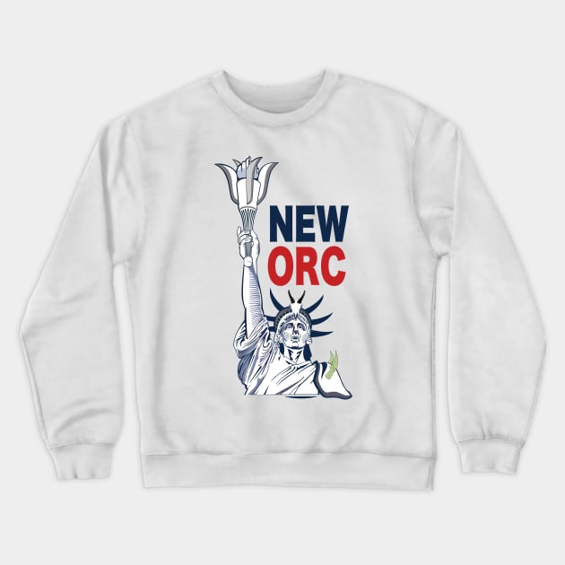 New orc city Crewneck Sweatshirt by moonmorph